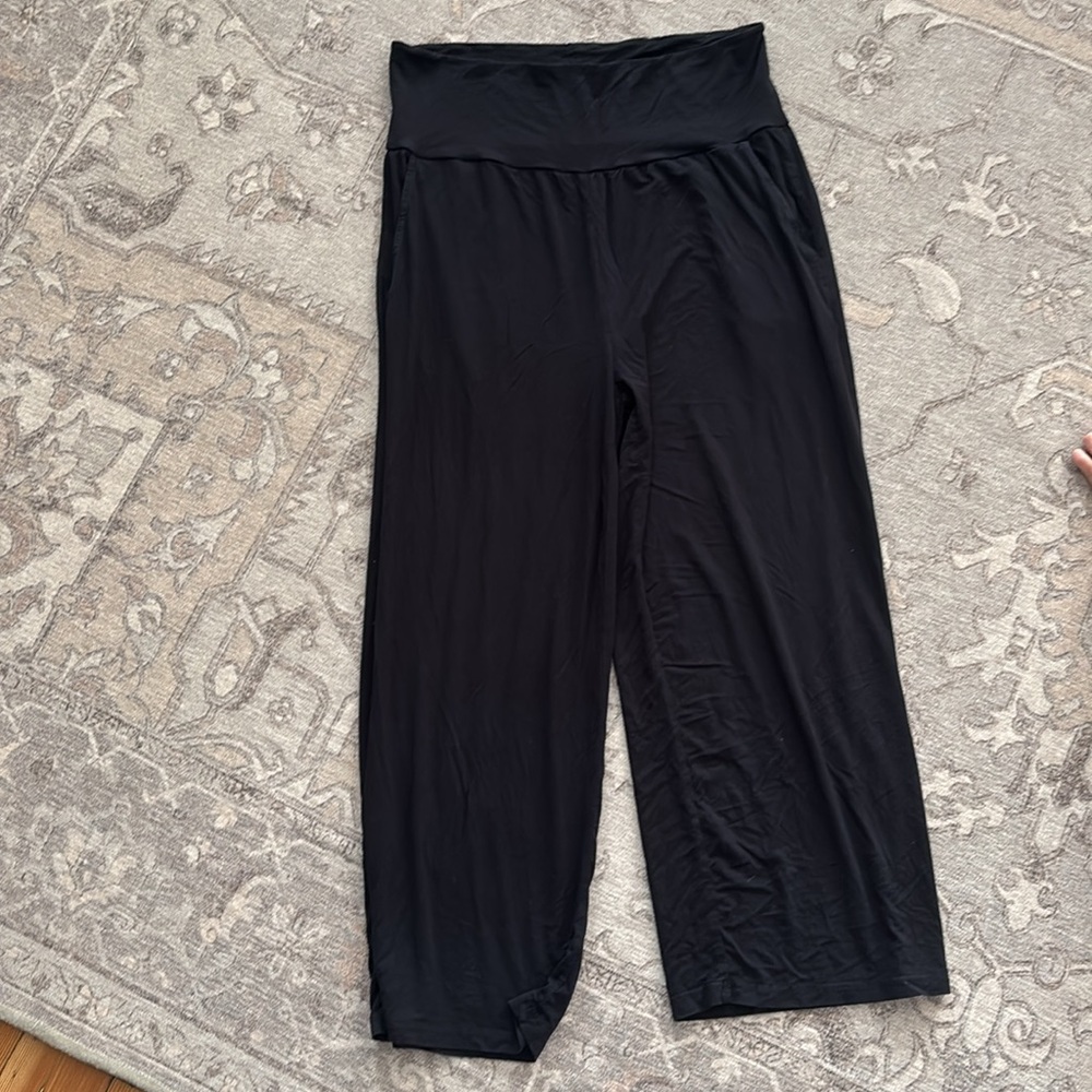 Wide leg crop pant